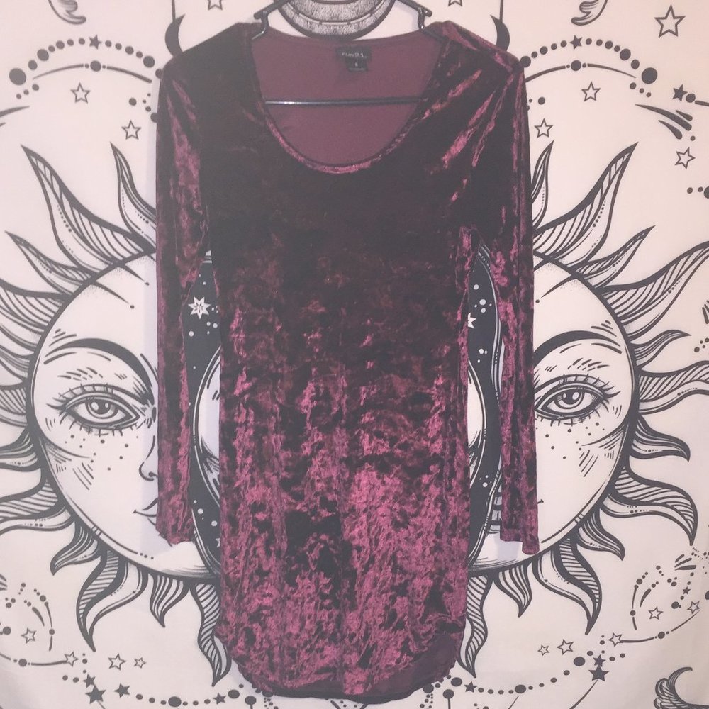 Rue21 Velvet Bodycon Dress (S) - Picture 5 of 5
